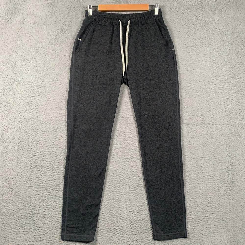 Vuori Ponto Performance Pant Men's Small Charcoal Heather Grey Jogger Activewear
